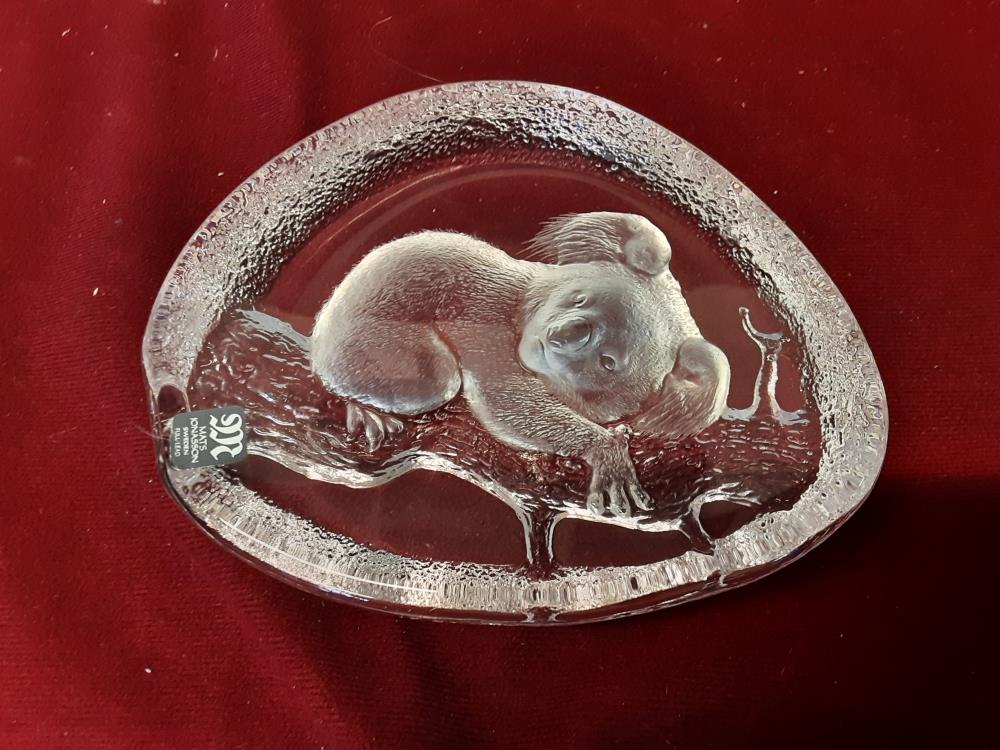 DECOR KOALA CRISTAL SIGNE MATS JONASSON 