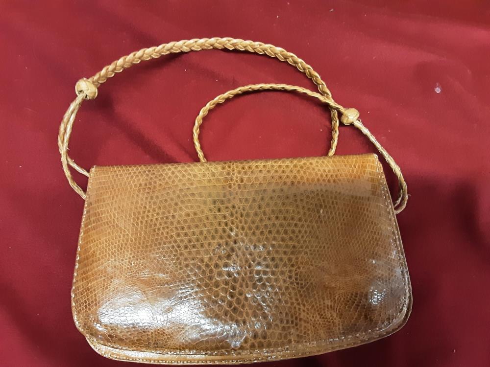 SAC A MAIN EN PEAU CROCODILE
