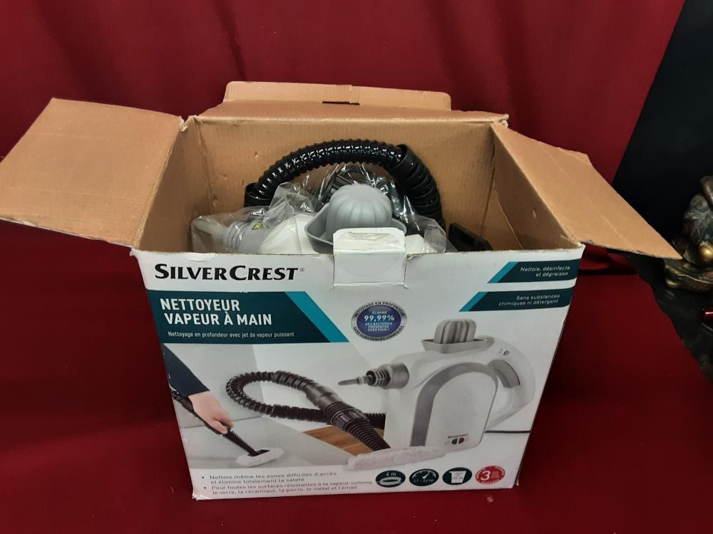 NETTOYEUR VAPEUR SILVERCREST ENCORE EMBALLÉ 