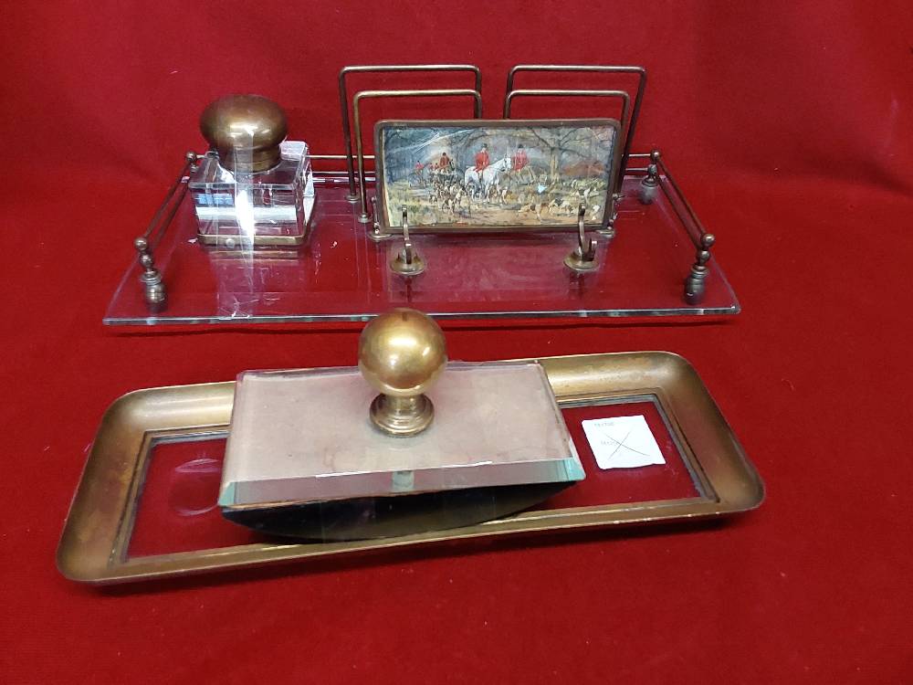 ENSEMBLE DE BUREAU DECOR CHASSE