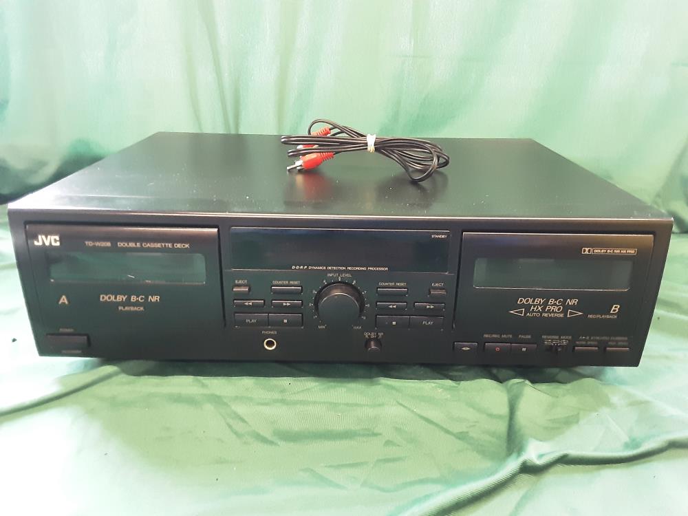 PLATINE DOUBLE K7 JVC TD-W208