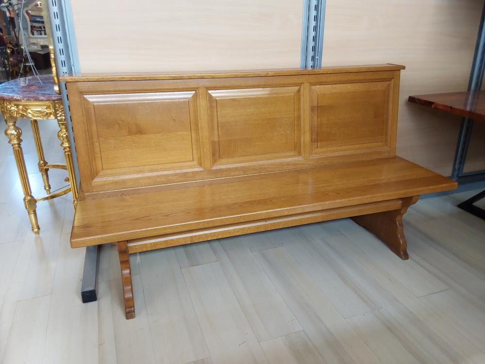 BANC COFFRE EN CHENE