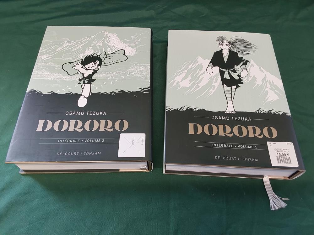 LOT DE 2 MANGA VOLUME 1 ET 2