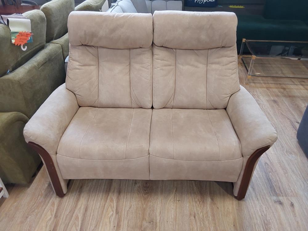 CANAPÉ 2 PLACES MICROFIBRE BEIGE