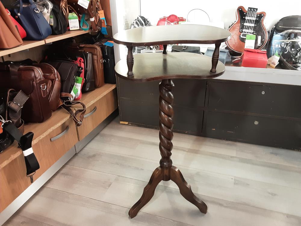 MEUBLE TELEPHONE BOIS FONCE