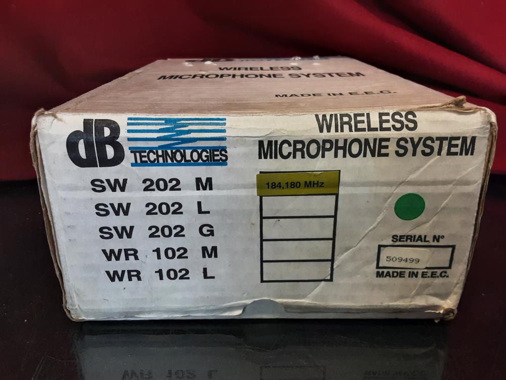 MICROPHONE+ BOITIER DB TECHNOLOGIES