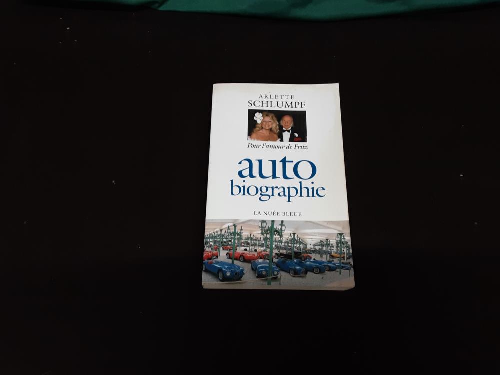 LIVRE ARLETTE SCHLUMPF AUTOBIOGRAPHIE