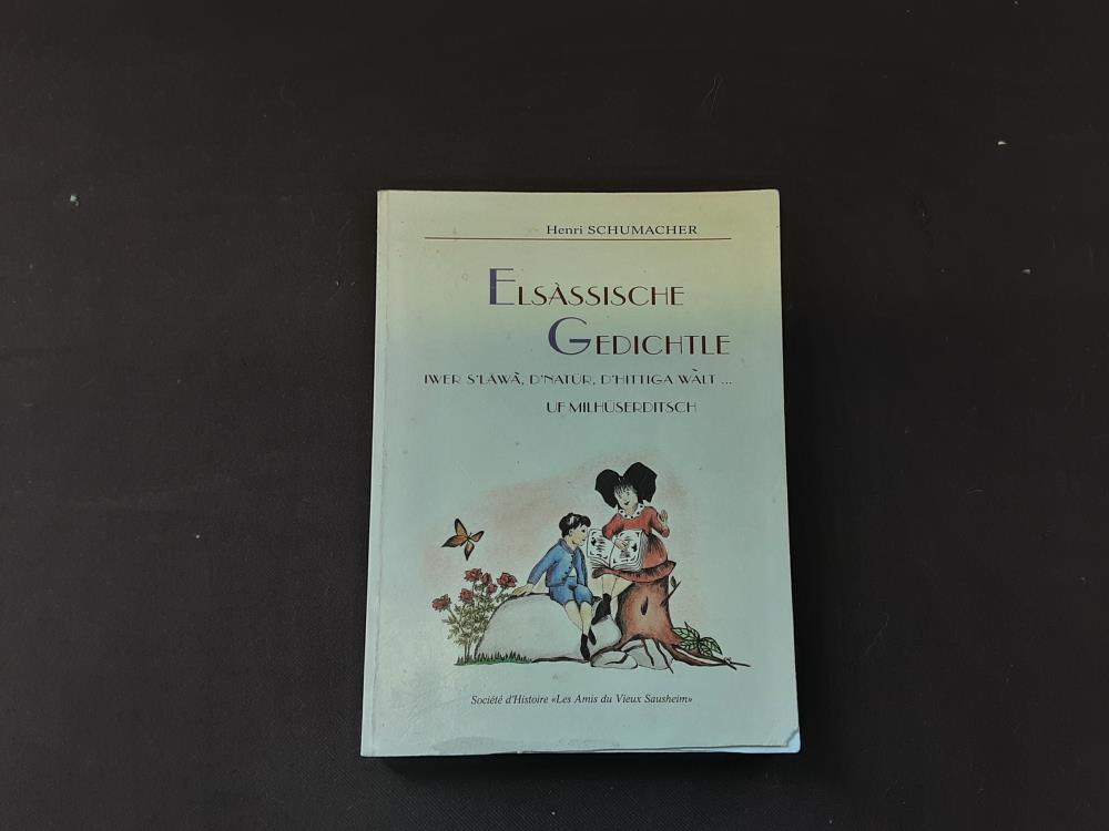 LIVRE ELSASSISCHE GUEDICHTLE 