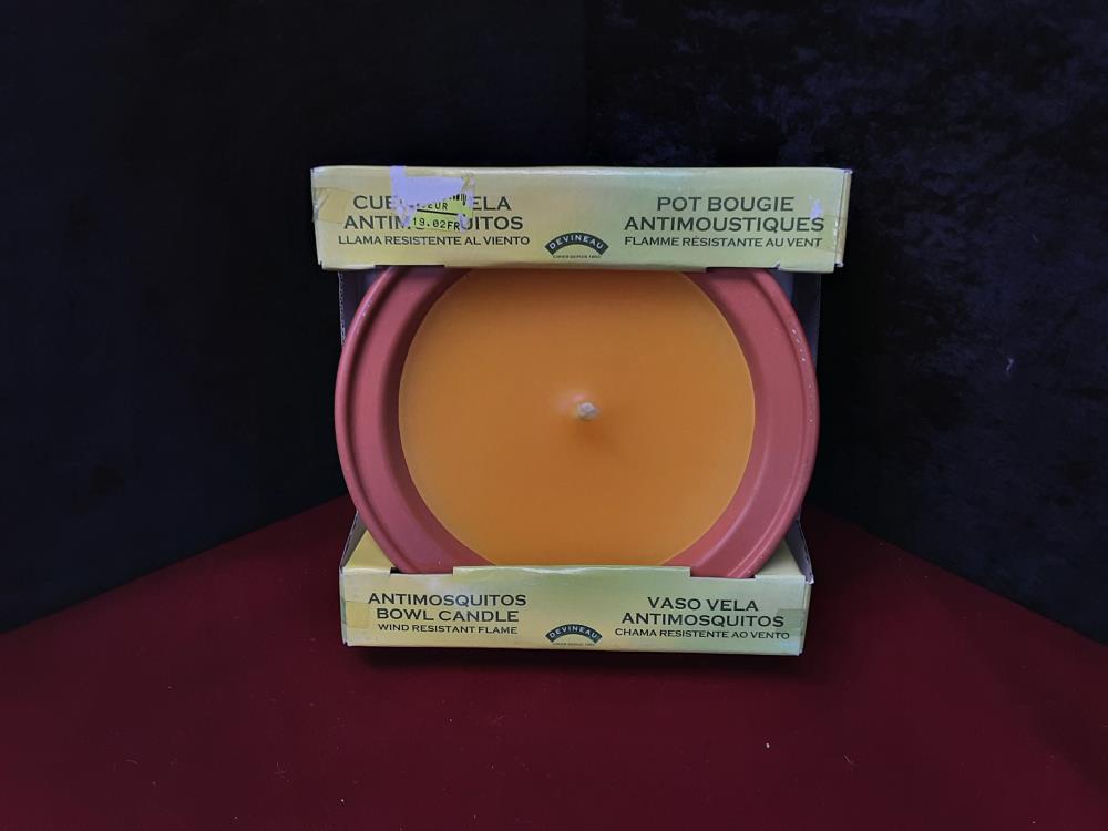 POT BOUGIE ANTI MOUSTIQUES