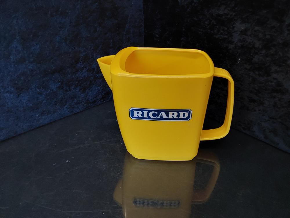 CARAFE RECTANGULAIRE RICARD PVC