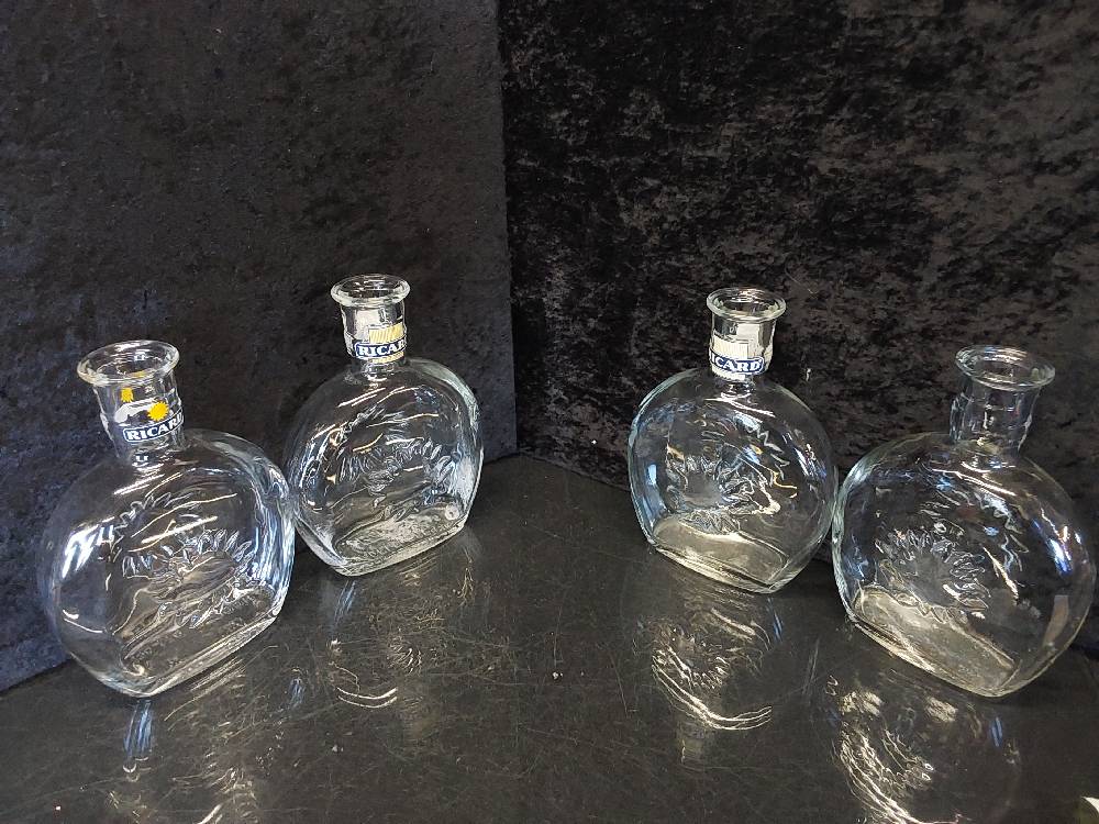 CRUCHE EN VERRE RICARD RONDE 