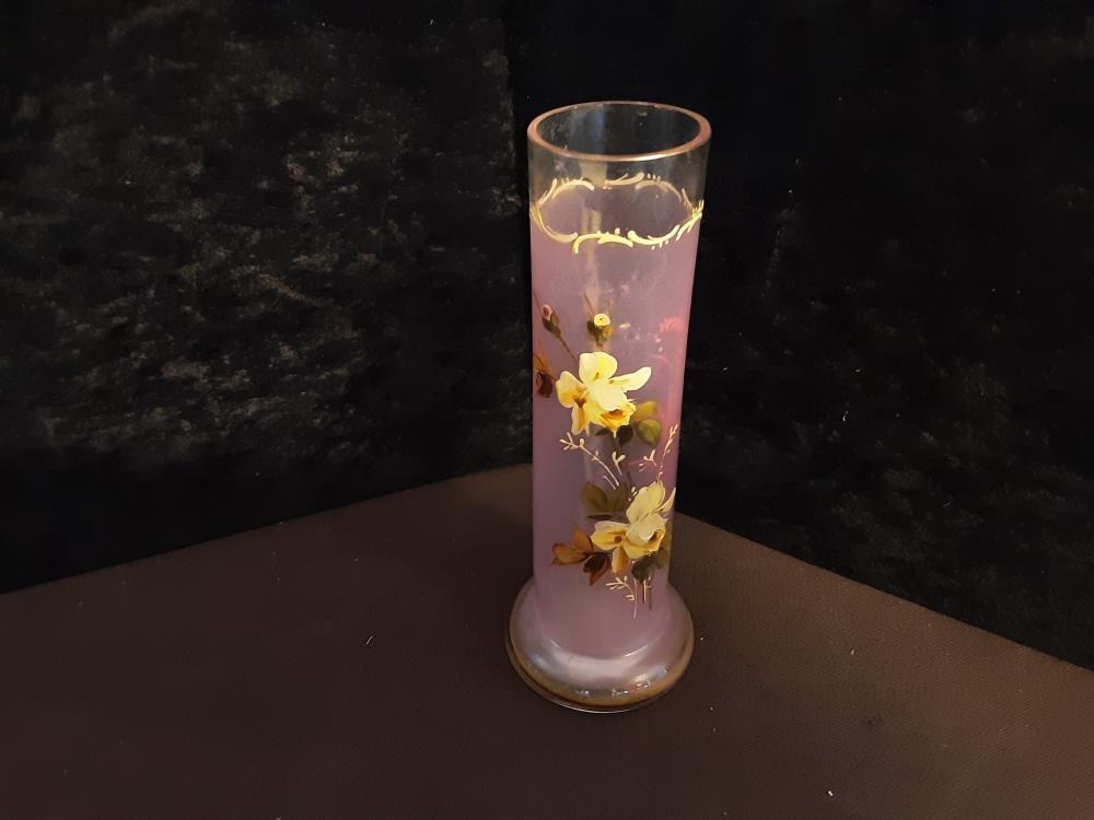 SOLIFLOR EN VERRE DECOR ROSE