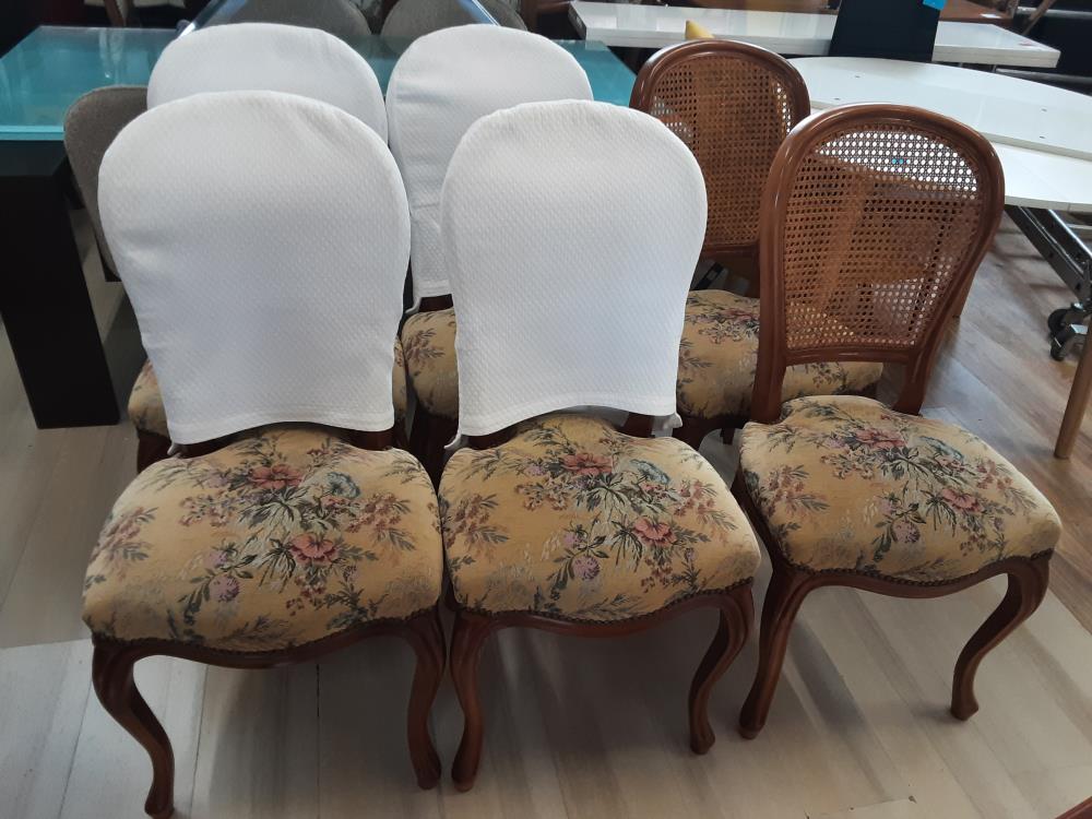 LOT DE 6 CHAISES LOUIS PHILIPPE 