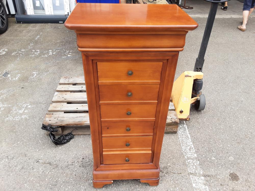 CHIFFONNIER MERISIER 6 TIROIRS