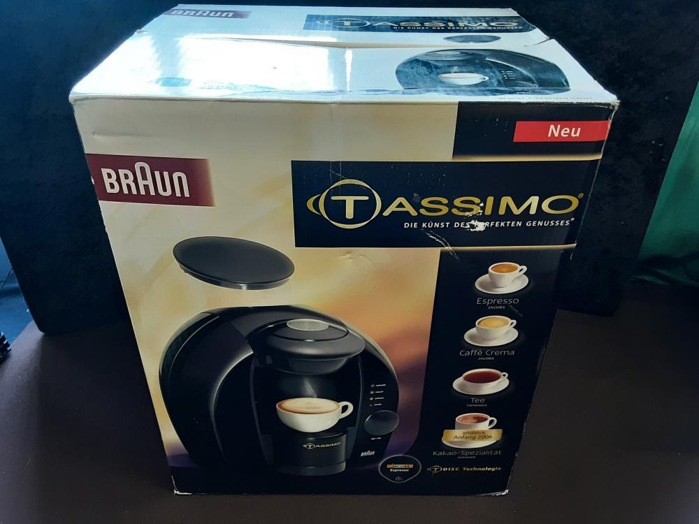 CAFETIÈRE TASSIMO NEUVE ENCORE EMBALLÉ