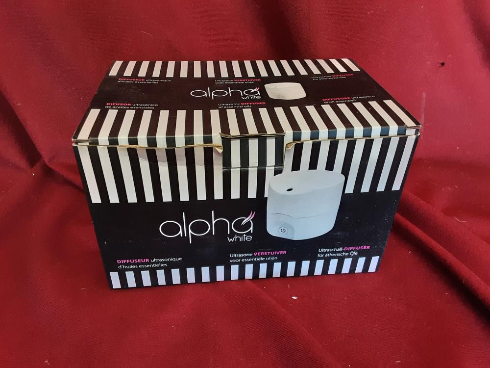 DIFFUSEUR D'HUILE ESSENTIELLE ALPHA WHITE