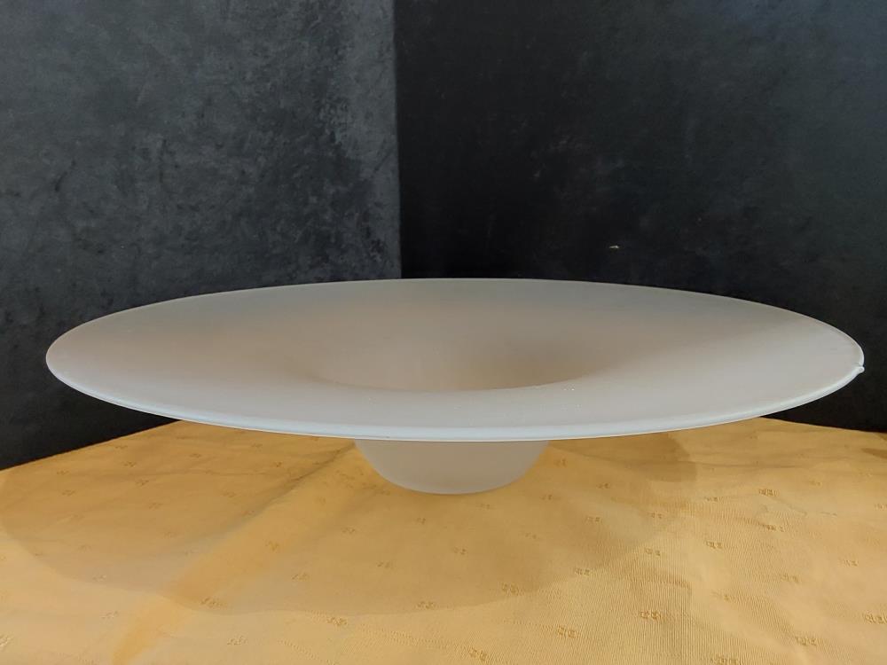 COUPE A FRUITS VERRE OPAQUE DIAMETRE 41CM