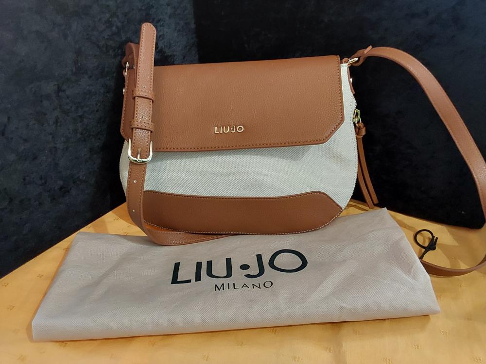 SAC A MAIN LIUJO CREME ET CAMEL