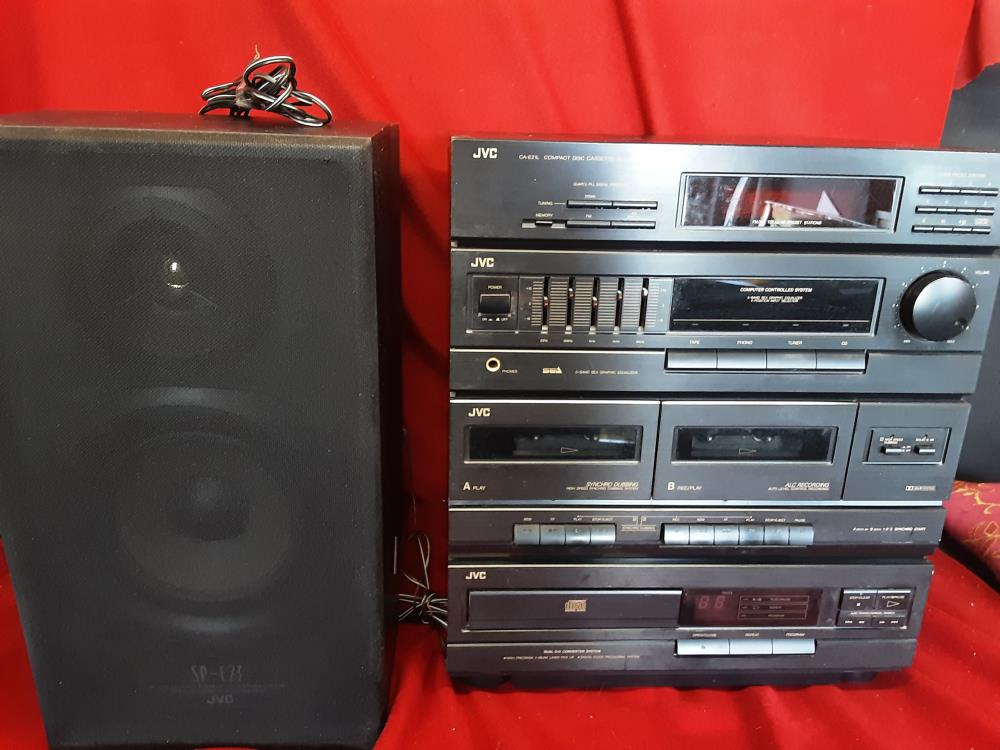 CHAINE HIFI COMPACT JVC + 2 HP