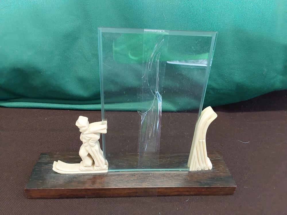 PORTE PHOTO VERRE ET BOIS