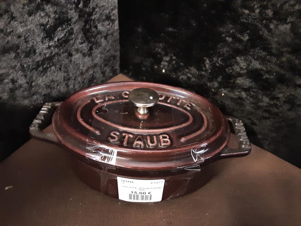 COCOTTE  STAUB FONTE TPM