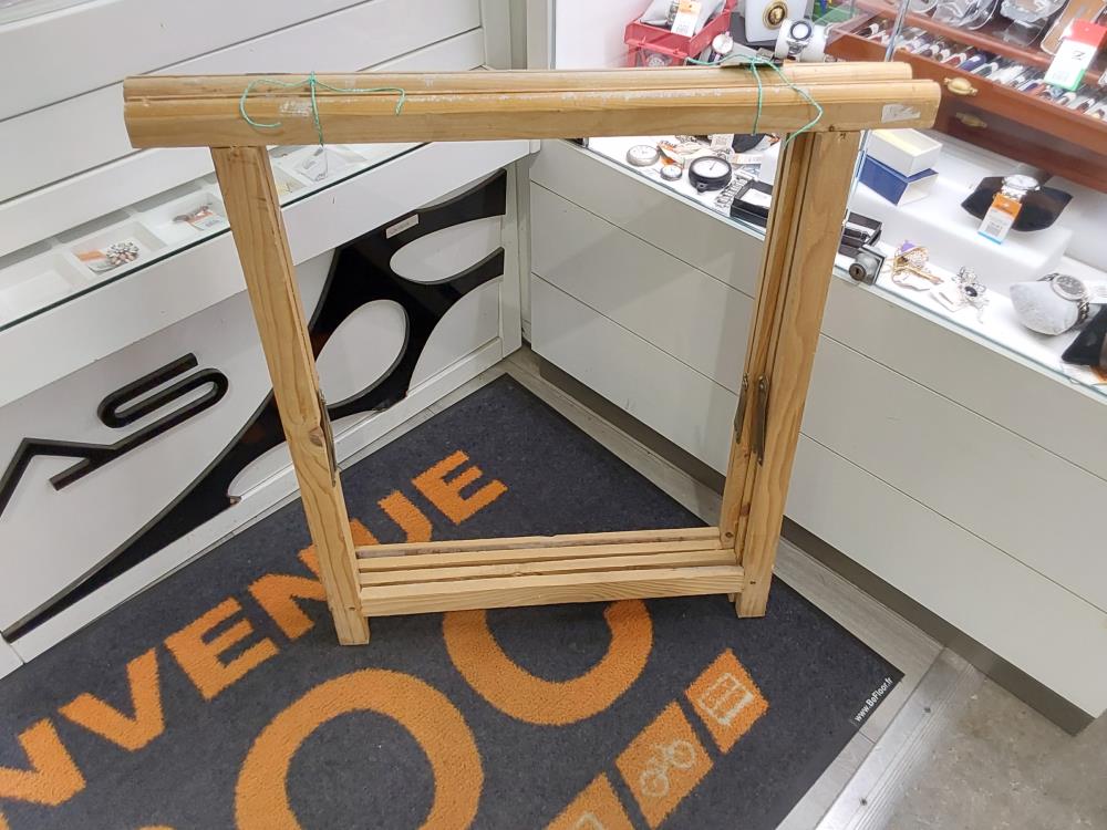 LOT DE 2 TRETEAUX EN BOIS