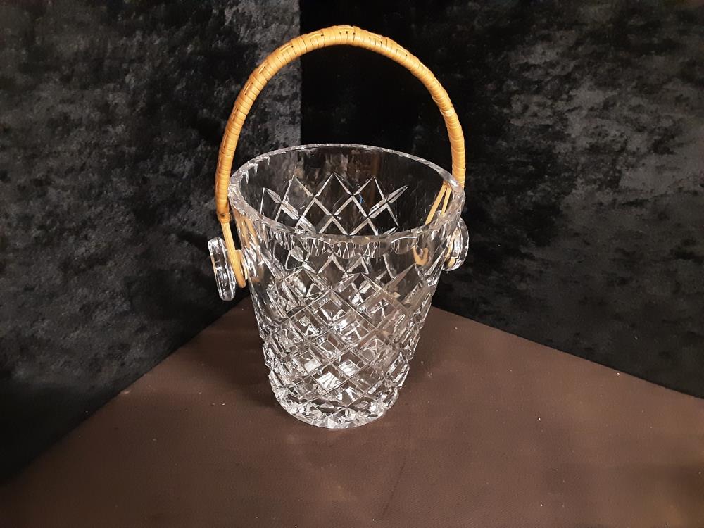 SEAU À GLACONS EN CRISTAL