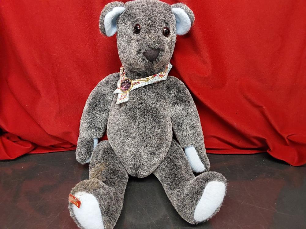 PELUCHE KOALA GRIS ET BLEU GM