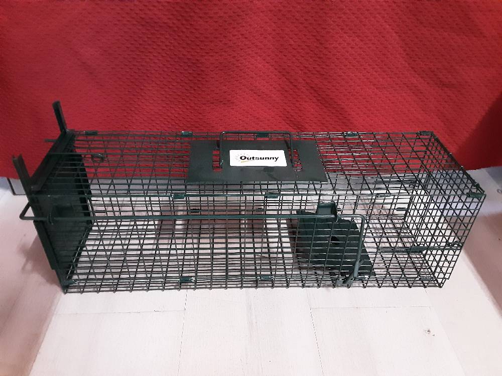 PIÈGE CAPTURE PETITS ANIMAUX MÉTAL VERT (AB0-015) 2ÈME CHOIX