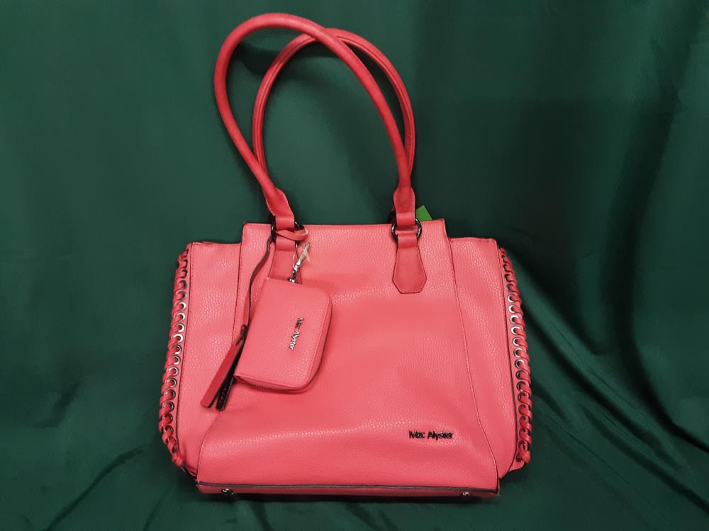 SAC A MAIN MAC ALYSTER + PORTE  CARTES-  ROSE
