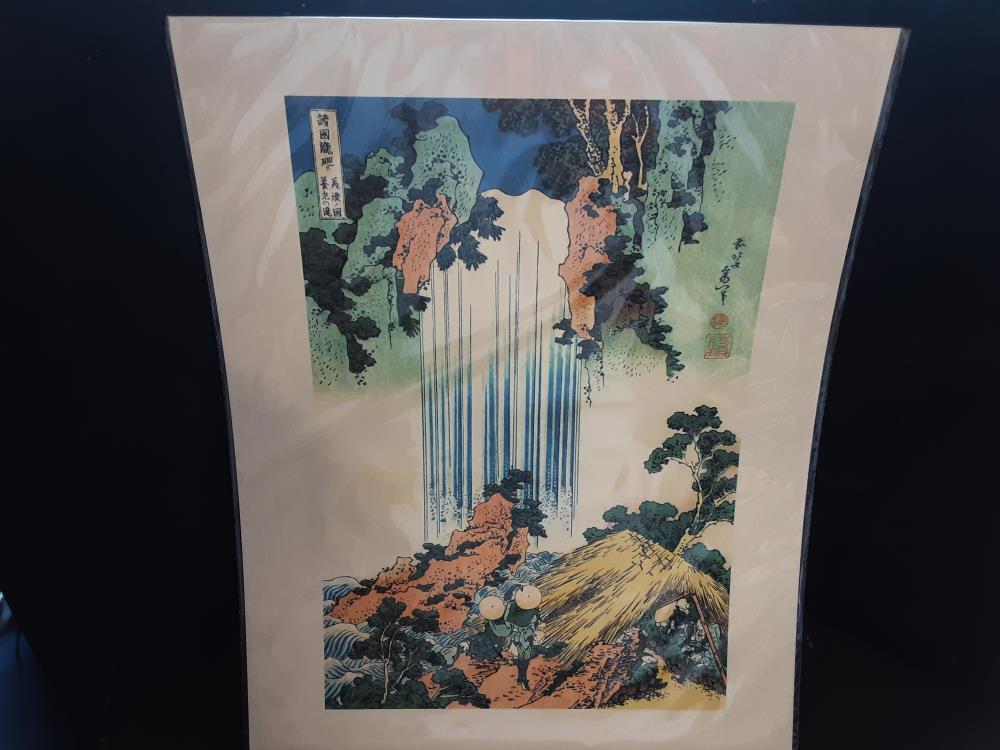 AFFICHE CASCADE DE YORO (40X50)