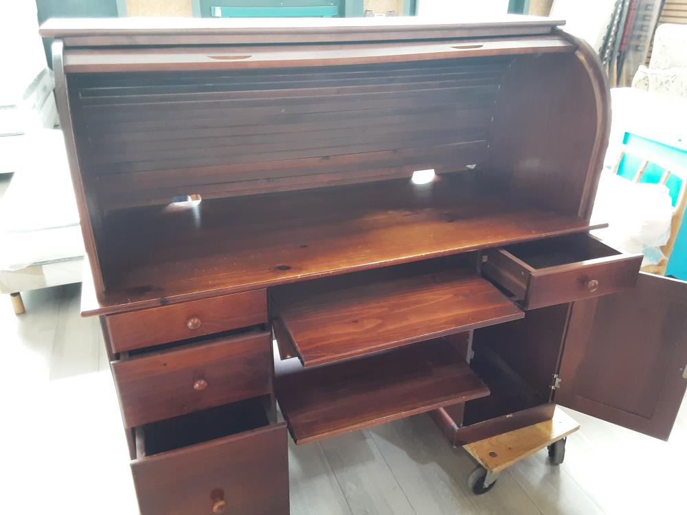 BUREAU SECRÉTAIRE 1 PORTE RIDEAU 5 PORTES 
