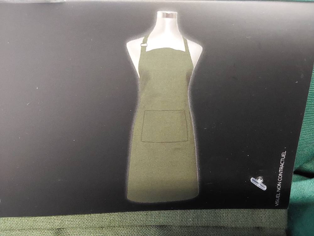TABLIER PANAMA COLORIS VERT (060817)