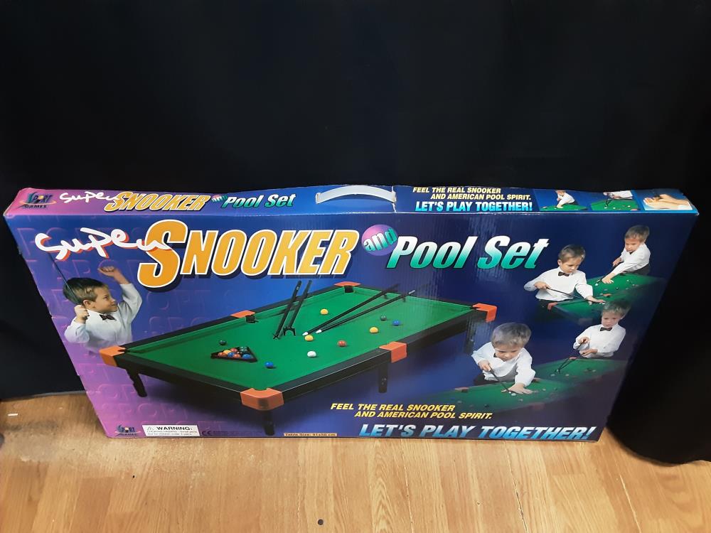 JEU BILLARD DE TABLE SNOOKER