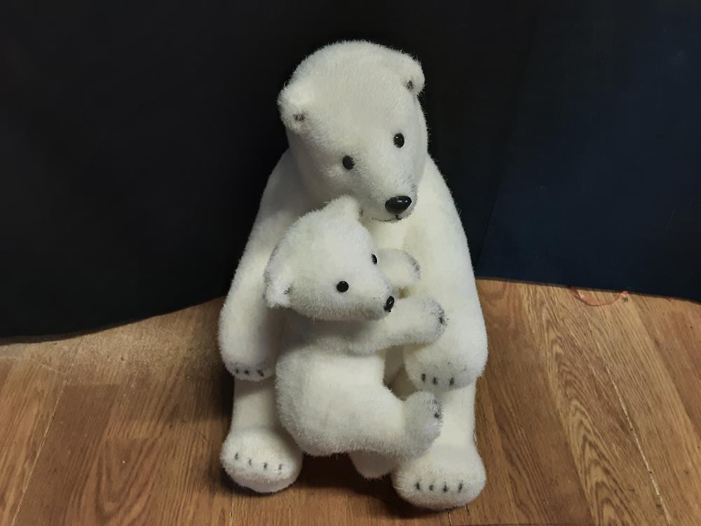 OURS AVEC OURSON GM BLANC