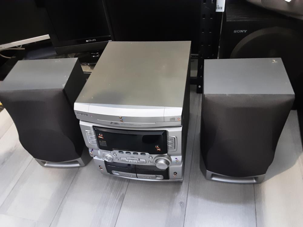 CHAINE HIFI KENWOOD CHARGEUR DE 3 CD + 2 HP