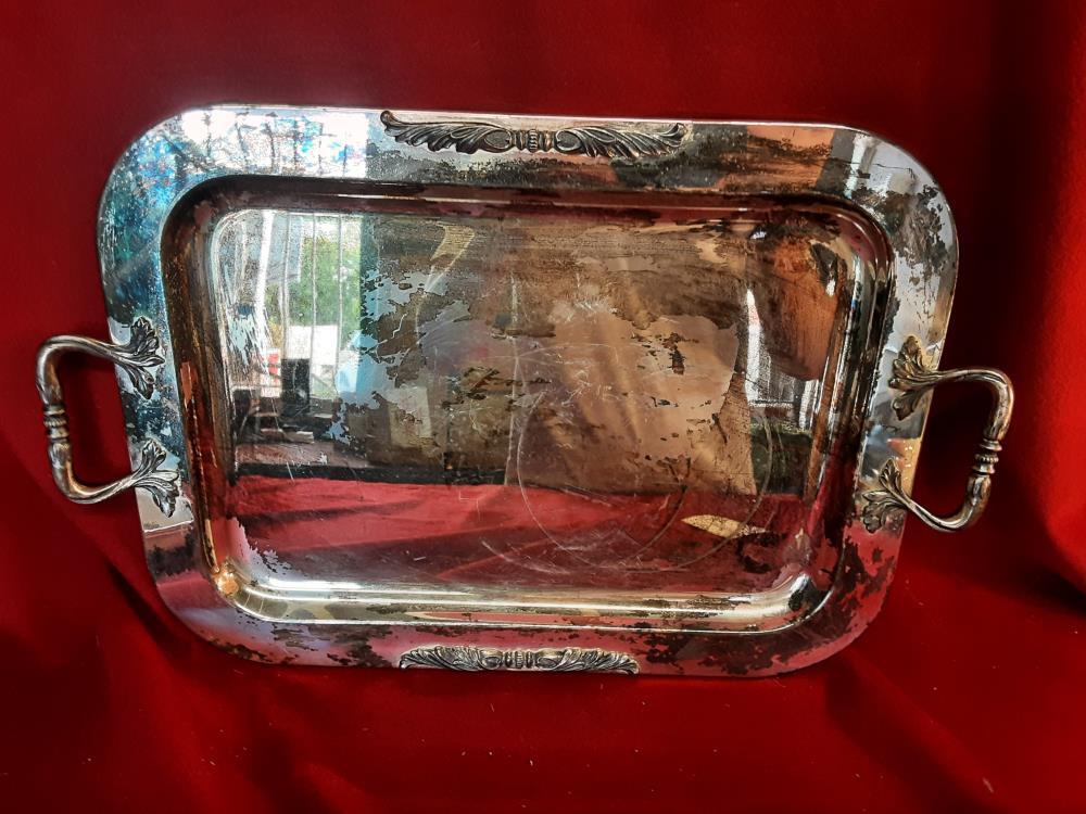 PLATEAU RECTANGULAIRE M.A AVEC 2 ANSES