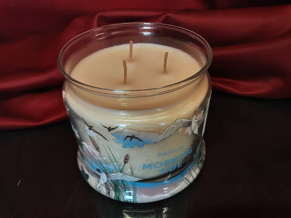 BOITE EN VERRE BOUGIE PARFUMÉE PARTYLITE