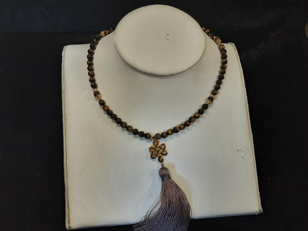 COLLIER TABISH OEIL DE TIGRE