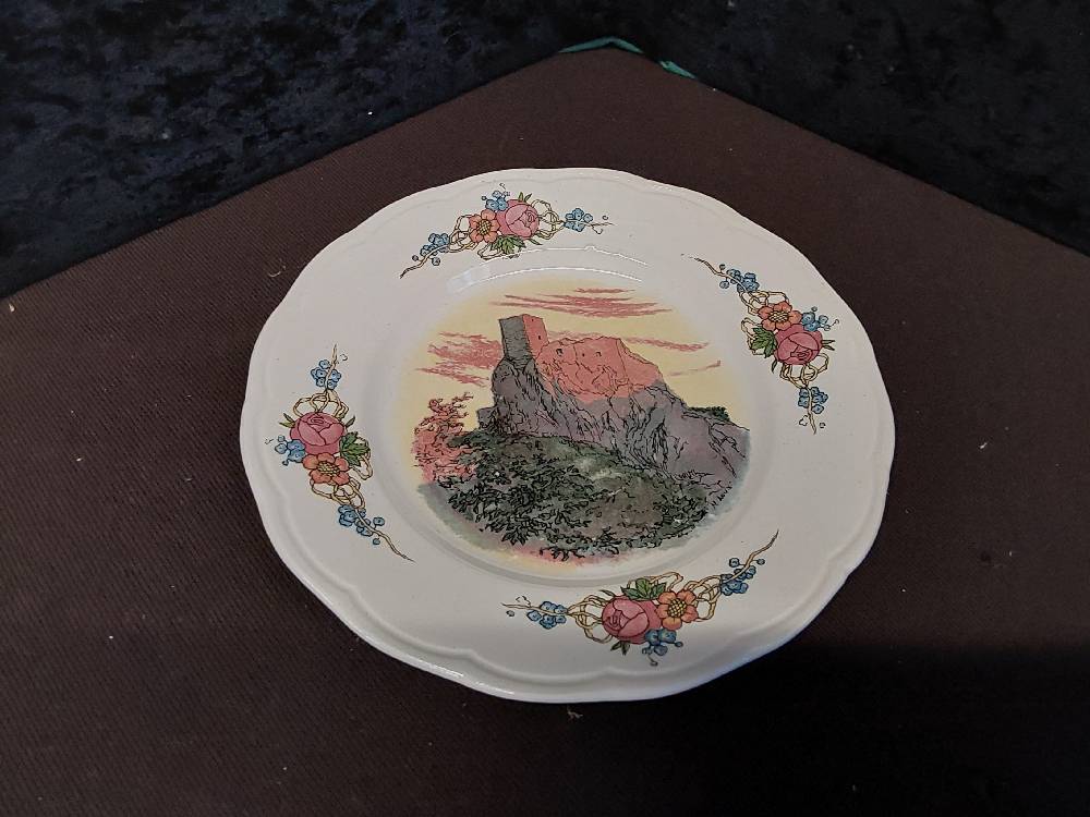 ASSIETTE LOUX PM 4 FLEURS