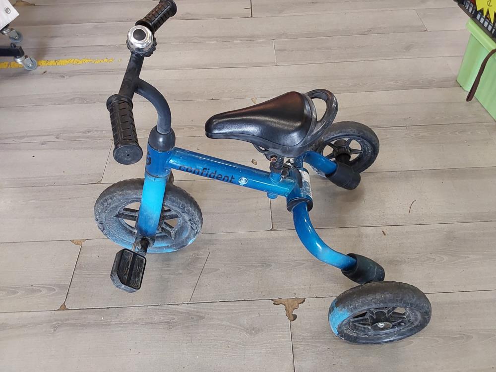 TRICYCLE ENFANT CONFIDENT BLEU