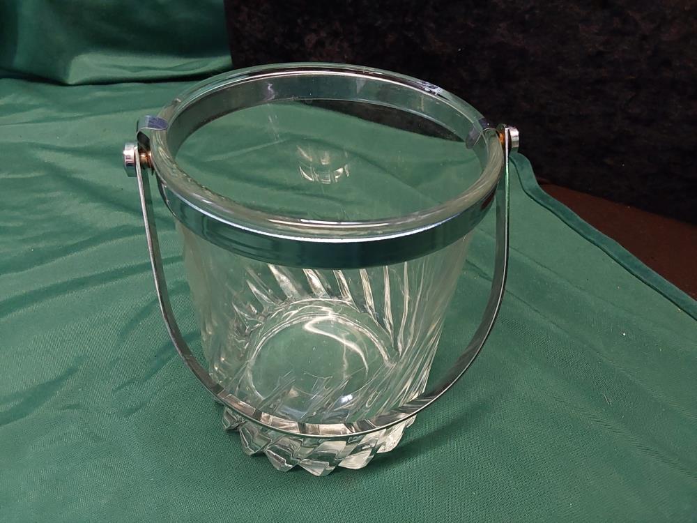 SEAU À GLACONS EN VERRE MM