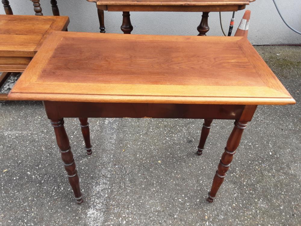 TABLE CONSOLE EN CHENE 