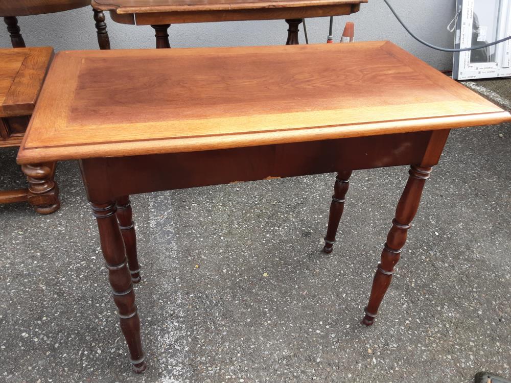 TABLE CONSOLE EN CHENE 