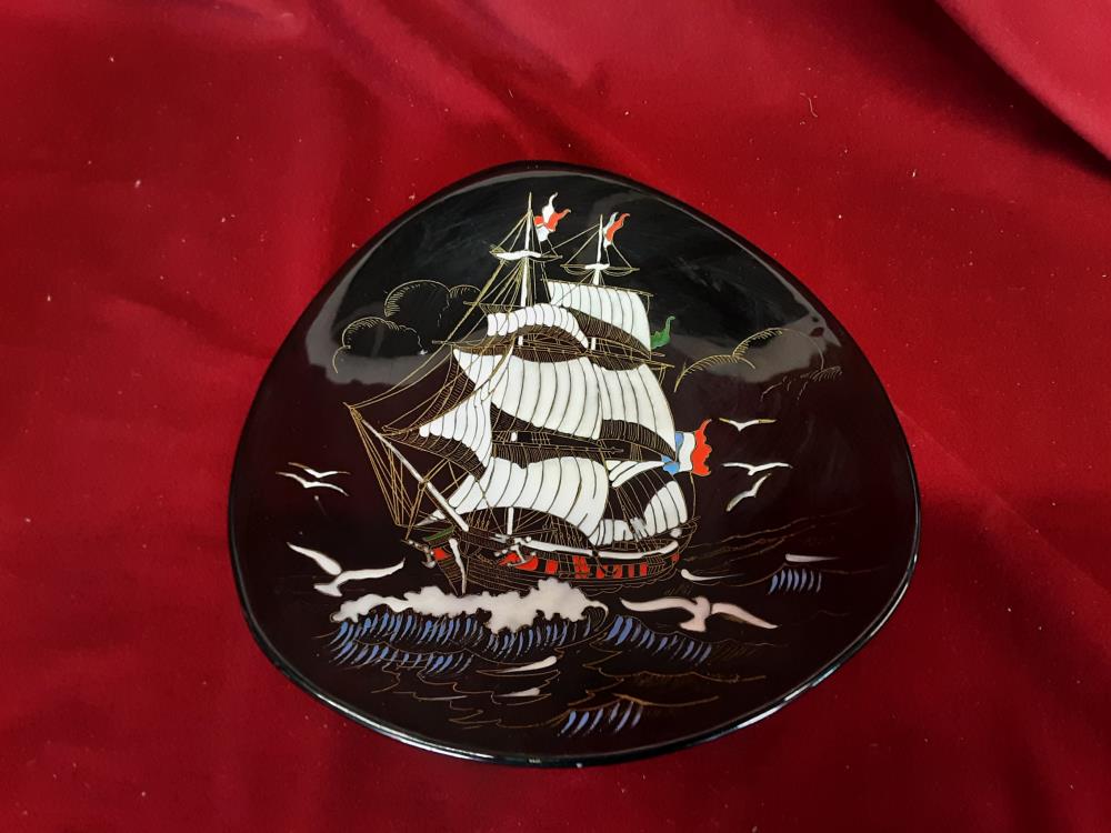 ASSIETTE - DECOR MURAL - LONGWY DECORS BATEAU 