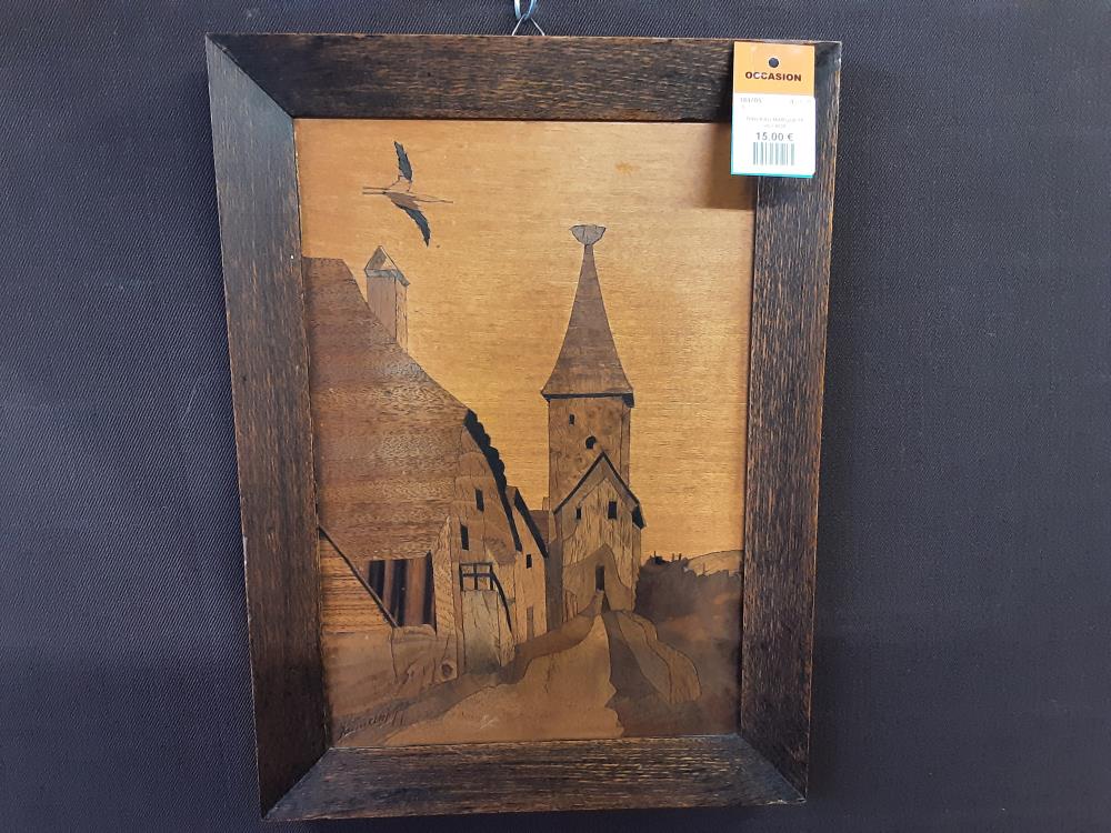 TABLEAU MARQUETÉ VILLAGE