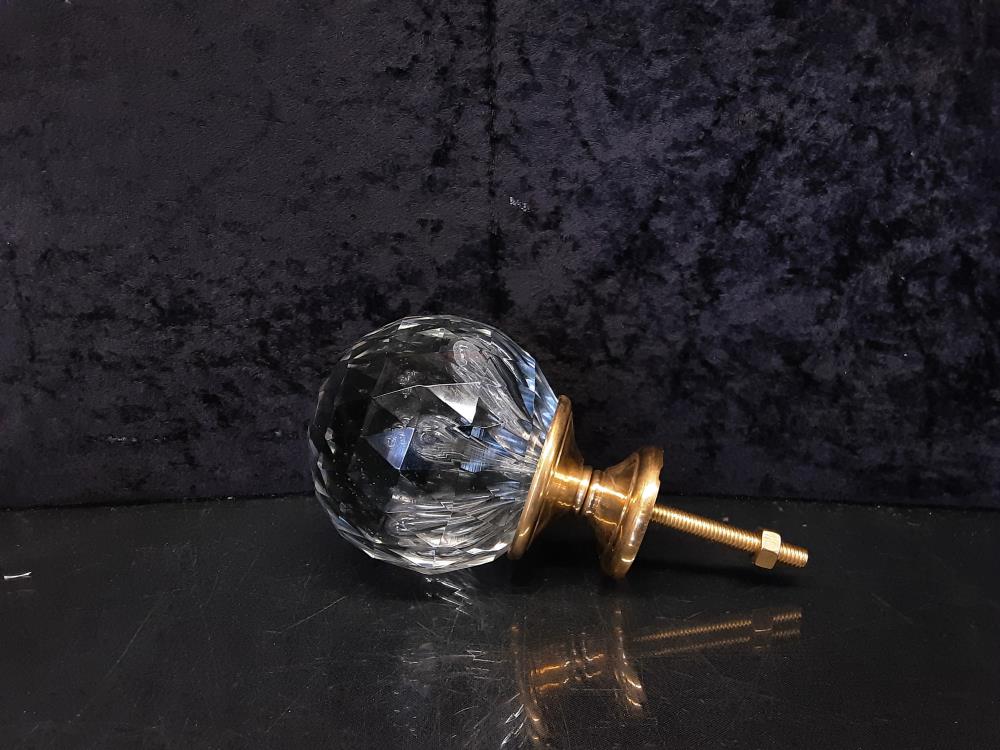 BOULE DE RAMPE D'ESCALIER EN VERRE
