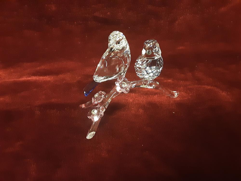 OISEAUX SUR BRANCHE CRISTAL DE SWAROVSKI