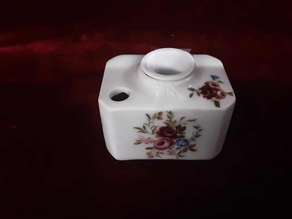 ENCRIER PORCELAINE DE LIMOGES
