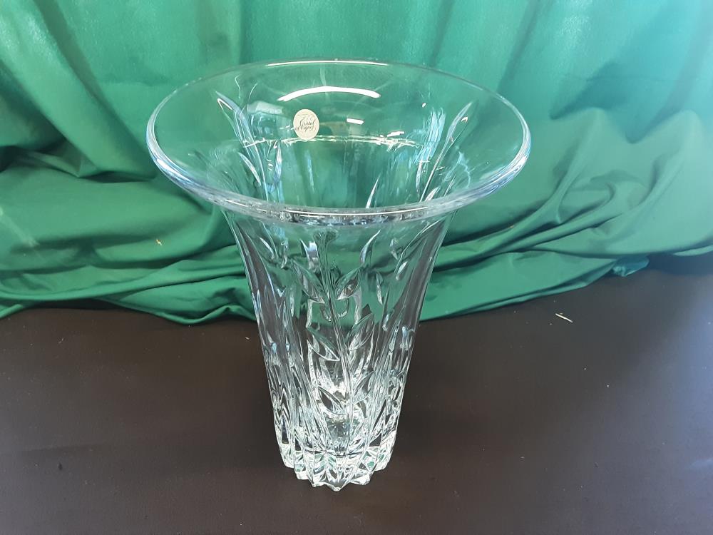 VASE EN CRISTAL D'ARQUES TGM